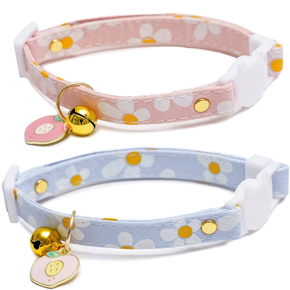 peach kitten collar