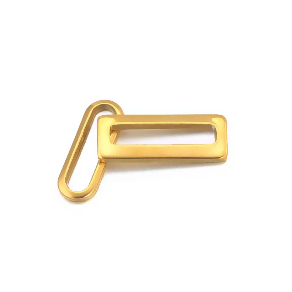 20 stücke Edelstahl Rechteck Rahmen Charms Anhänger für Ohrringe Steck verbinder DIY Charms für Schmuck herstellung liefert Komponenten – Detail 4