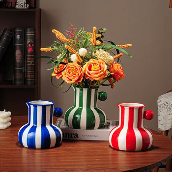 Colorful Stripe Vase 1