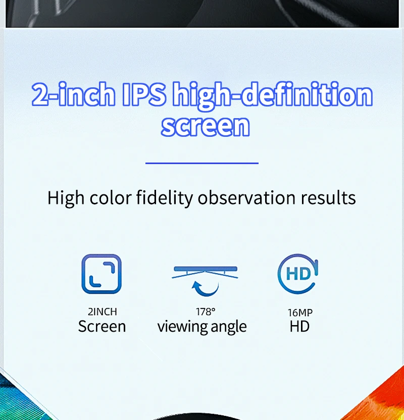 Digital microscope, handheld high-definition electronic magnifying glass for ide