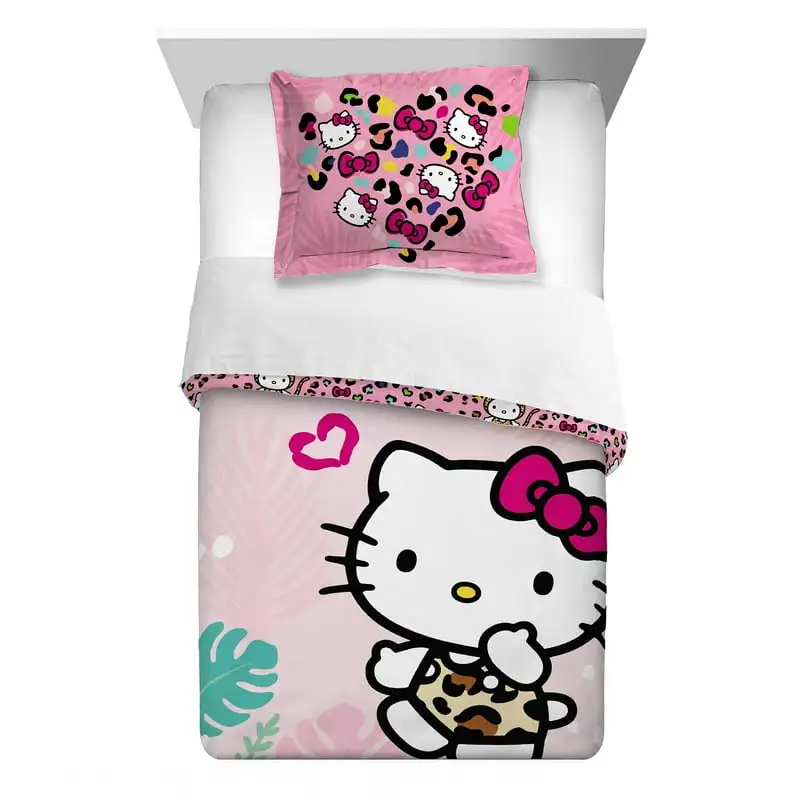 

2-Piece Twin/Full Comforter Set, Reversible, Microfiber Bed set Cute bedding set Quilt cover Twin bedding set kawaii подод