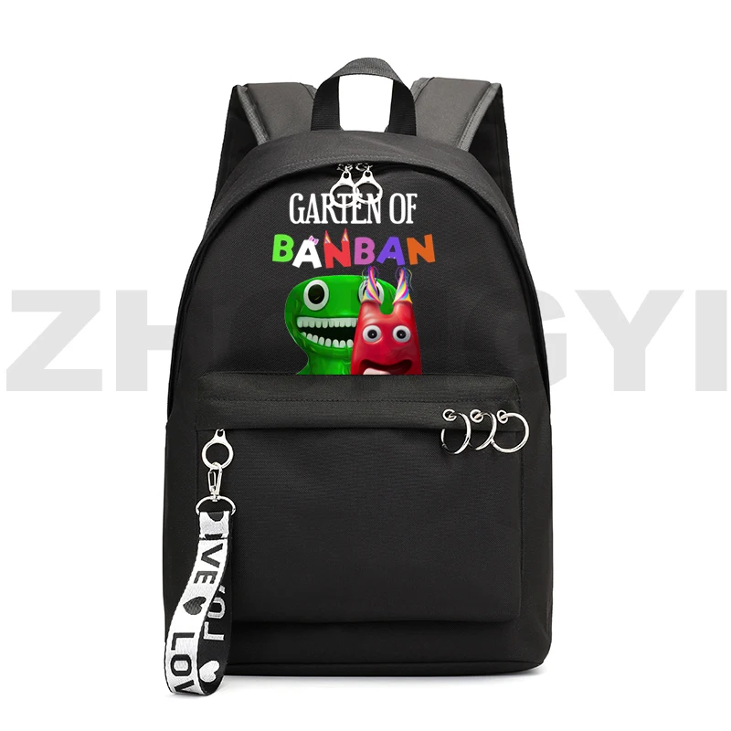 

Top Quality Travel Leisure Bags for Women Anime Garten of BanBan 2 Backpacks Kids School Backpack Large Capacity Canvas Bookbag
