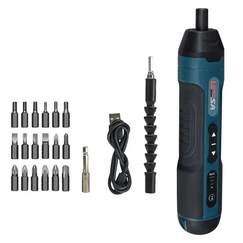 1 set cordless electric screwdriver rechargeable 1300mah lithium battery mini drill 3 6v power tools set household maintenance repair details 8