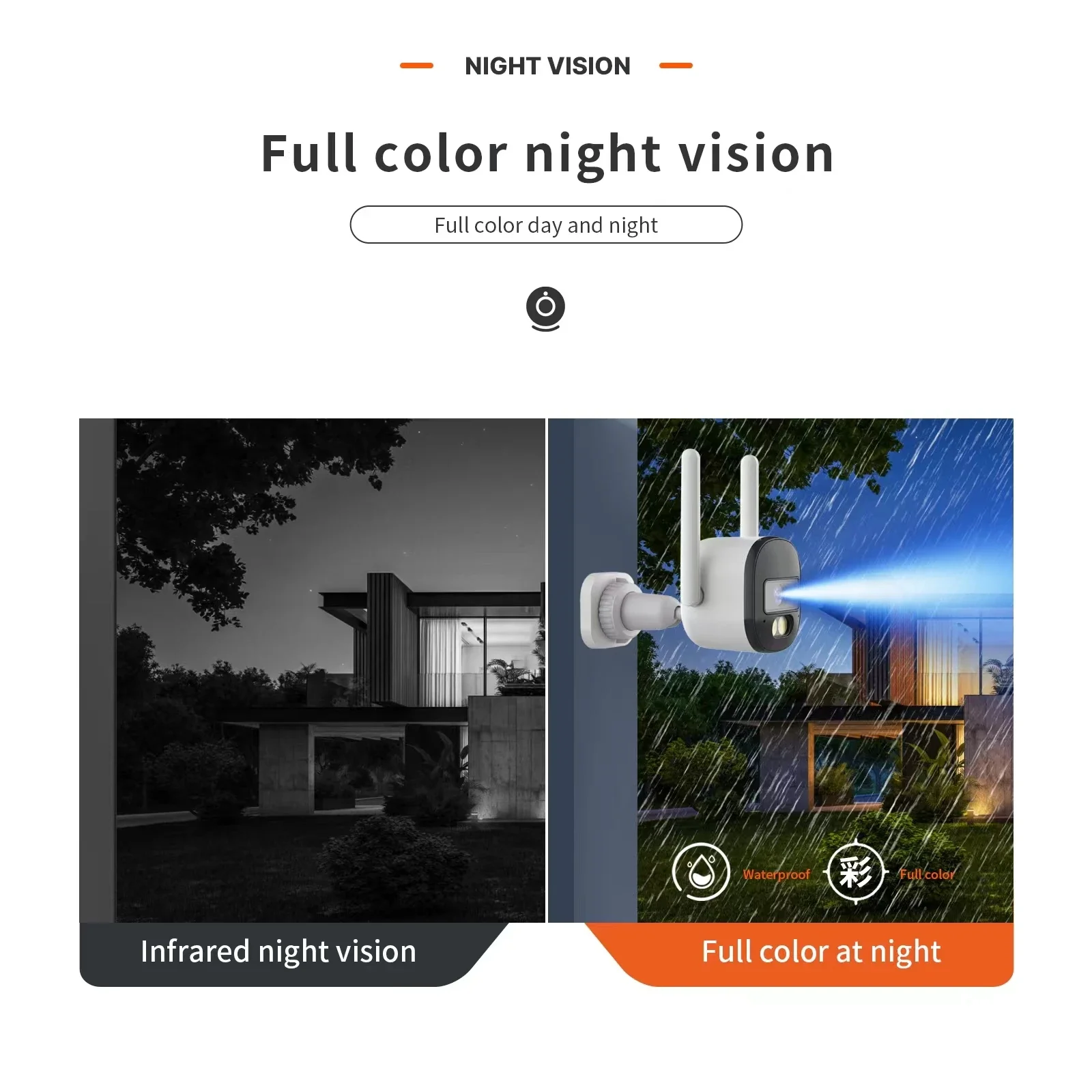 Tuya Telecamera bullet esterna 4MP 2.4ghz WIFI Impermeabile Onvif Conversazione bidirezionale Rilevazione movimento Sirena Allarme Telecamere IP con Alexa Google