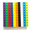 100Pcs Linking Cubes Math Manipulatives Montessori Toys For Kids  Learning Classroom Supplies Teaching Educational 1