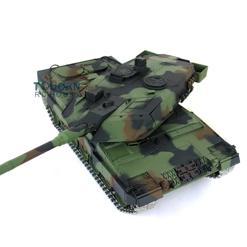 Heng Long 1/16 Scale RC Tank 7.0 Panzer Leopard2A6 RTR Remote Control Tanks Model 3889 W/ 360° Turret Metal Tracks Toys TH17584 6