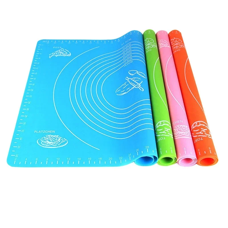 Silicone Pastry Mat Extra Large Non Slip With Measurements Non Stick