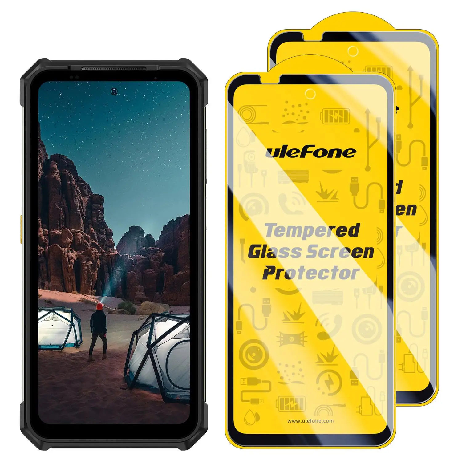 Premium 2-Pack HD Anti-Fingerprint Tempered Glass Screen Protector