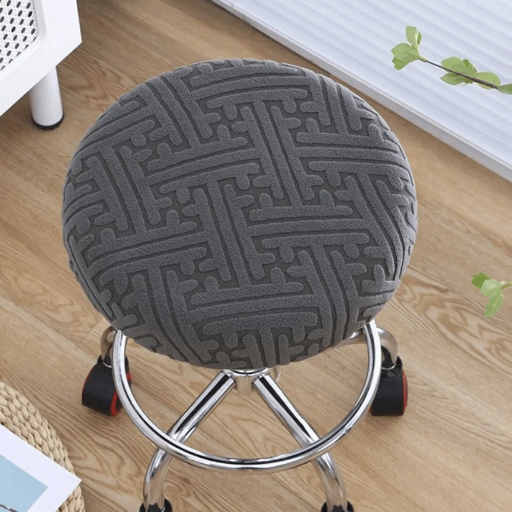 Easy Care Stretchable Bar Stool Cover - Soft, Skin-Friendly, Breathable, Dust-Proof Seat Protector