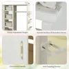 Kids Dress Up Storage, Open Hanging Armoire Closet with Storage Bins, Shelves, Side Baskets, Kids Dress Up Rack for Kids Room 5