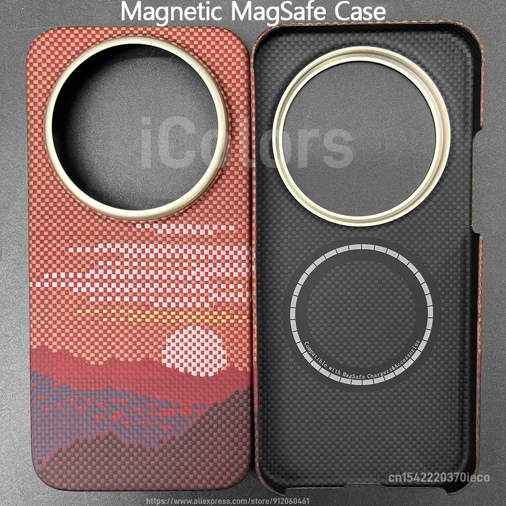 Ultra-Thin Aramid Fiber Magnetic Case - Lightweight, Durable Carbon Fiber Protection