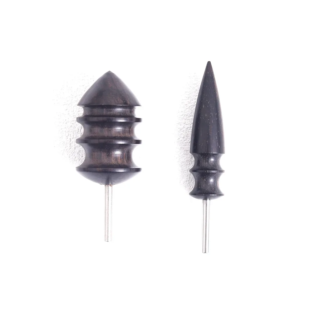 Pointed Tip Leather Burnishing Tool Leather Edge Burnisher Slicker Tool Set Burnishing Wheel of Supplies