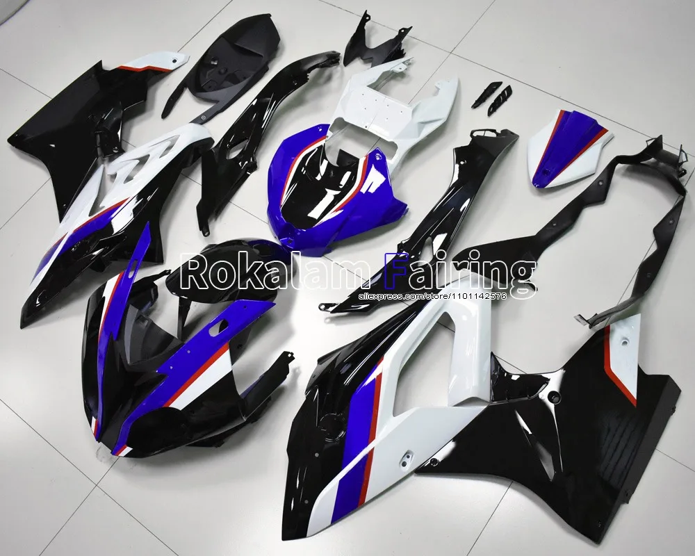 

Капот для BMW S1000RR 17-18 S 1000RR 2017 2018 S1000 RR синий белый черный мотоциклетный комплект обтекателей (литьё под давлением)