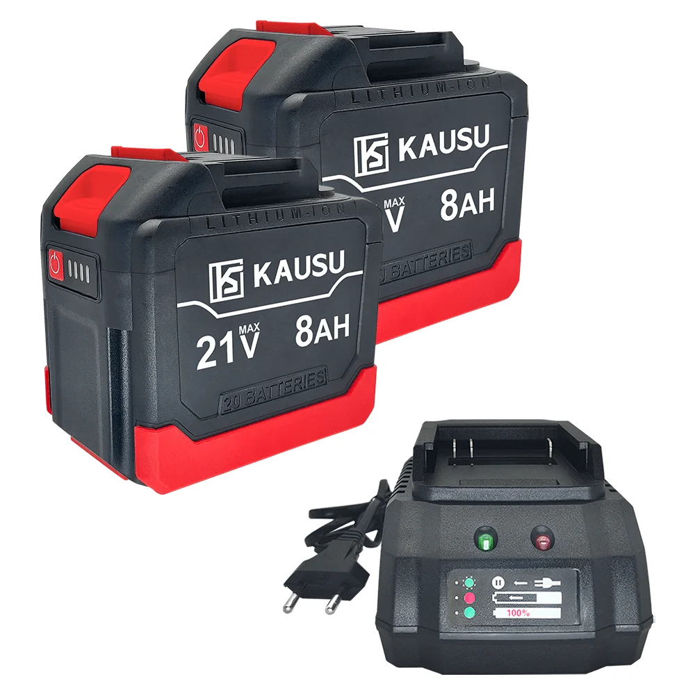 KAUSU Rechargeable Lithium Ion Battery 8.0Ah For Makita 18v Cordless Wrench Saw Drill Angle Grinder Blower Screwdriver Power Tools