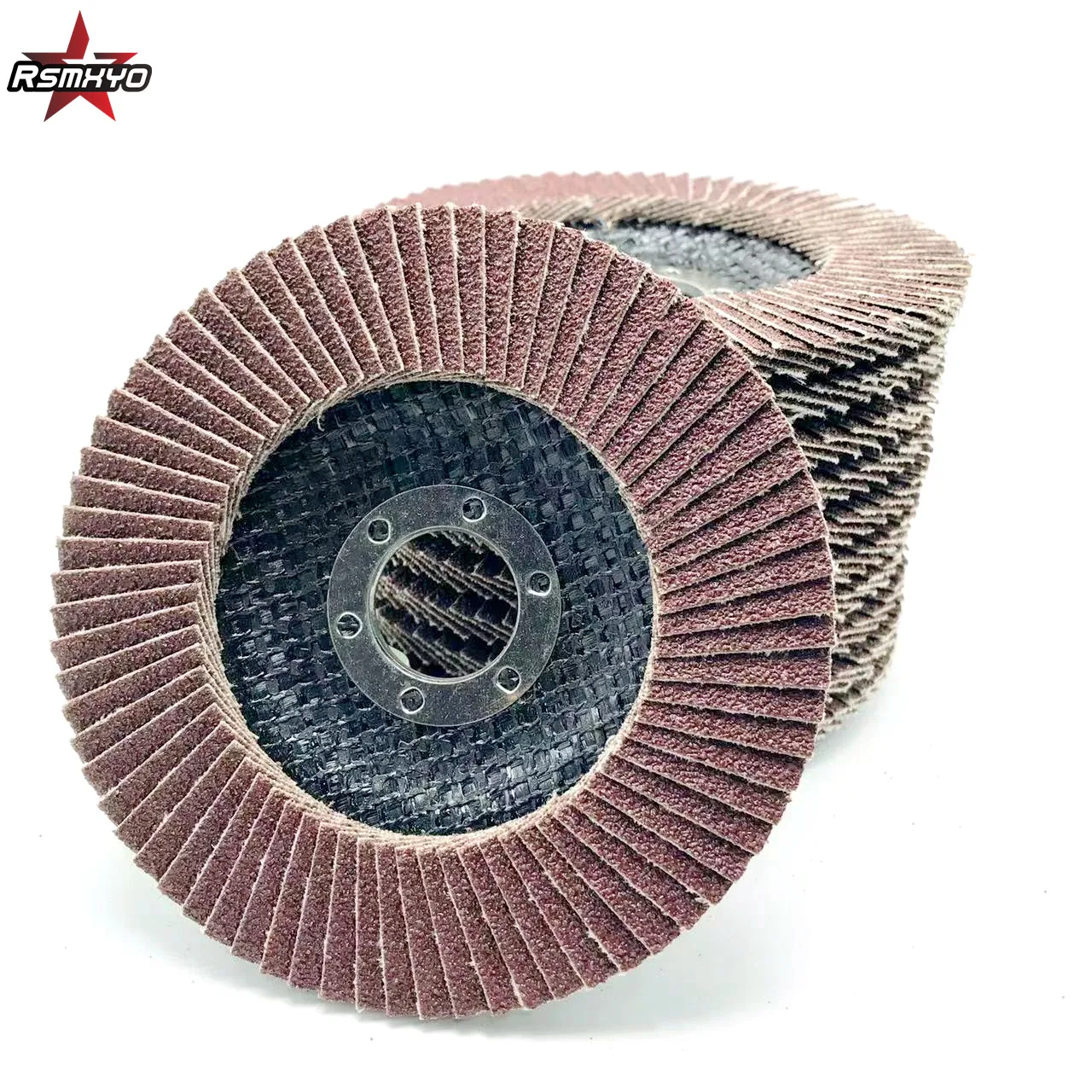 

RSMXYO Sanding Discs 115mm/4.5" Flap Discs Grinding Wheels Blades for Angle Grinder Polishing of Metal Wood Plastic