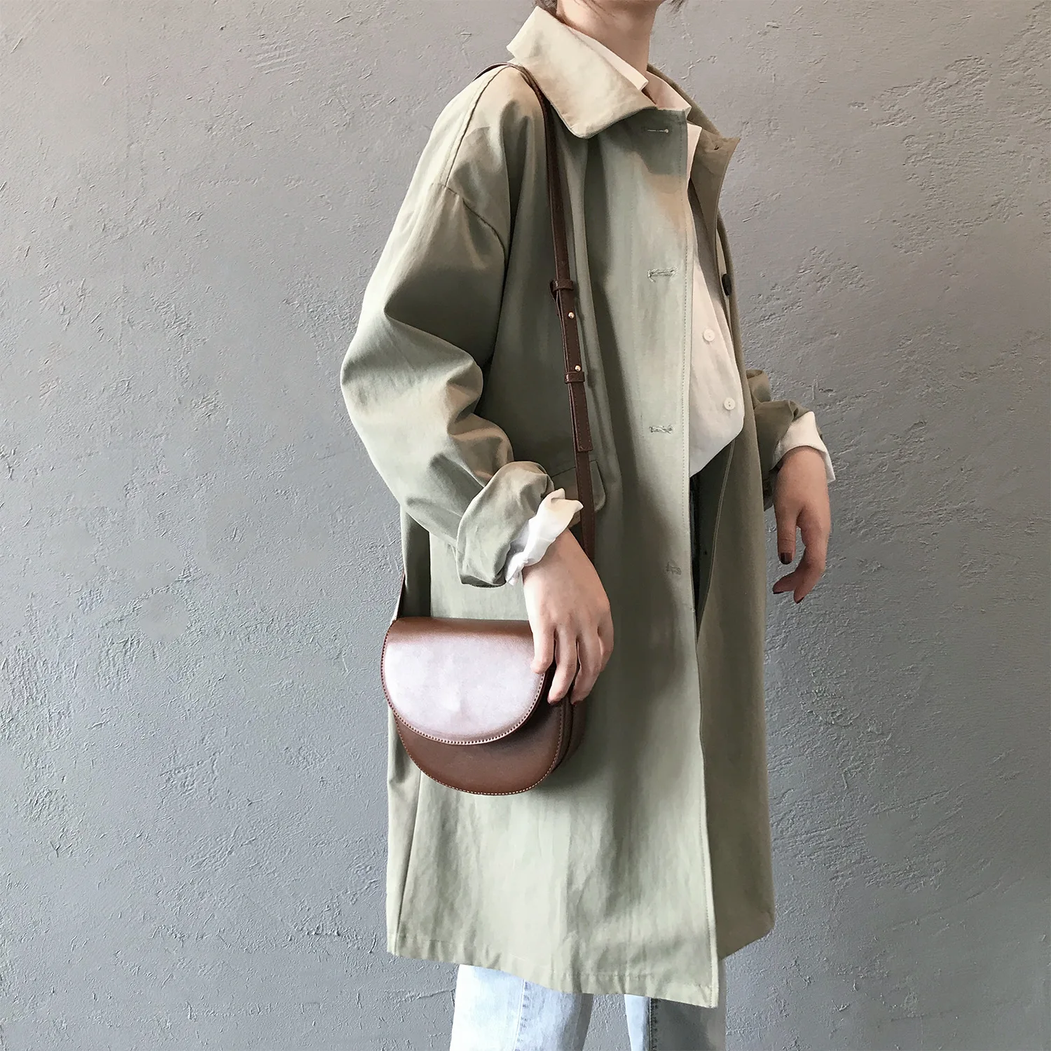 2022 Spring Women Trench Coat Turn Down Collar Women Clothes Long Khaki Coat Casaco Feminino Abrigo Mujer Trench Femme ladies long puffer coat