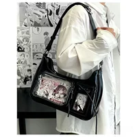 Y2k Harajuku Shoulder Bag Women Korean Transparent Ita Bag School Crossbody Bag Female Japanese Designer Preppy Handbag Purse 4