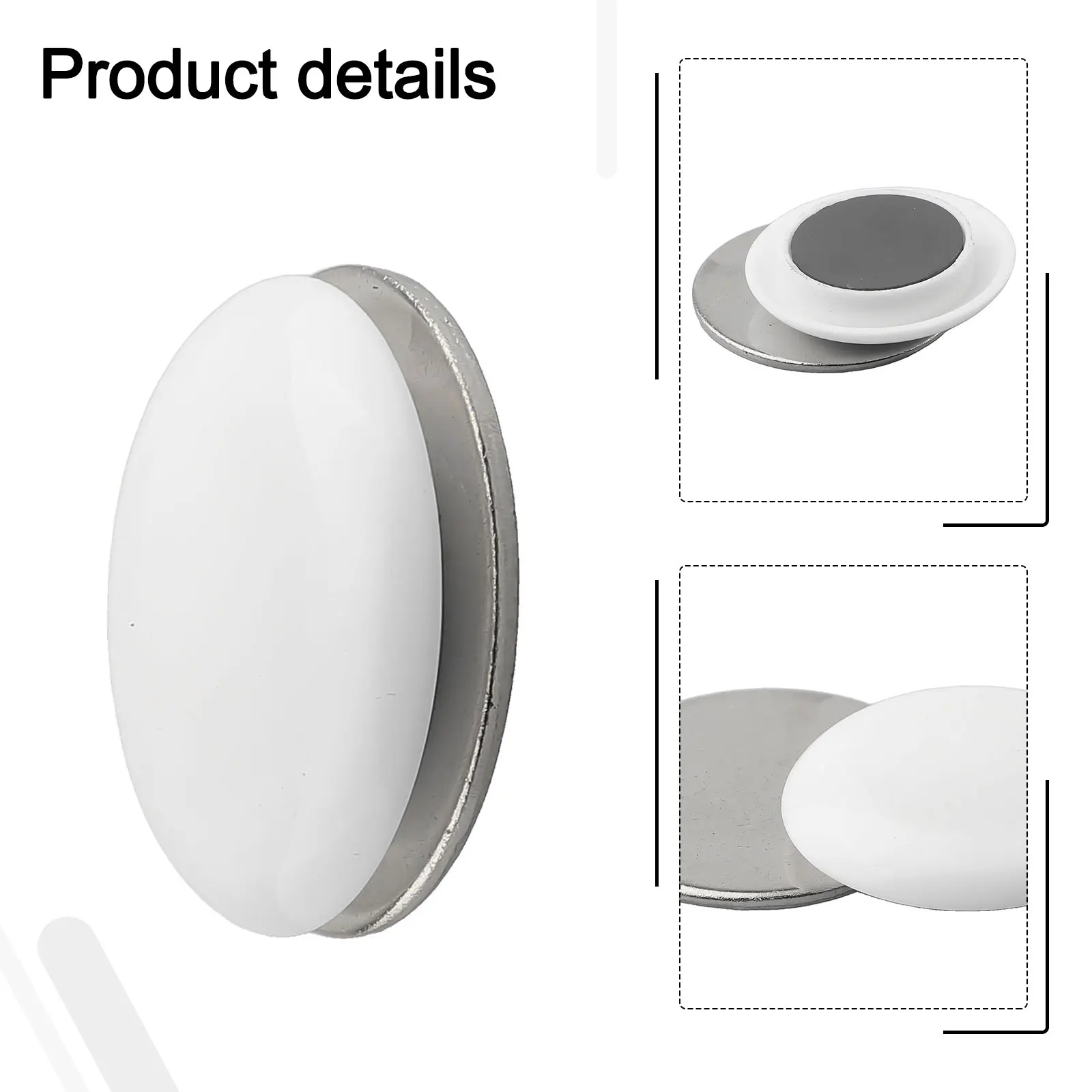 1/8 Pcs Magnetic Curtains Weights Windproof Shower Curtains Magnet Buckle Balcony Cloth Weights For Drapery Tablecloth