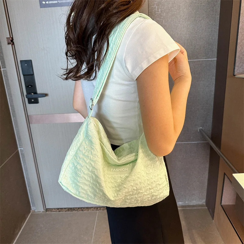 

Новинка 2023, Классическая сумка для студентов, роскошная женская модная простая однотонная Сумка-тоут, сумка для подмышек