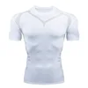 Men Short Sleeve Rash Guard Compression Shirts Quick Dry Fitness Cycling Running T-Shirt Workout Training Underwear Gym Clothing 2