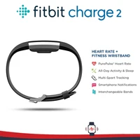 Fitbit Charge 2 smart wristband heart rate monitoring exercise pedometer fitness sleep call notification GPS IOS Android - Image 2