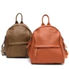 SC Luxury Quality Genuine Cow Leather Women Backpack Retro Casual Solid Color Shoulder Bags Satchel Simple Daily Travel Day Pack 3