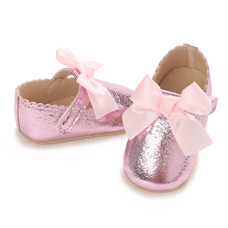 Baby Girl Bow Shoes Summer Soft Sole Princess Skirt Anti Slip First Step Walking 0-18M for baby girl shoes