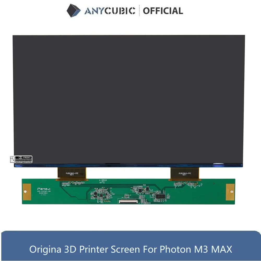 ANYCUBIC 오리지널 3D 프린터 노출 스크린, Photon M3 MAX 3D 프린터 액세서리 부품, 3D 인쇄 부품
