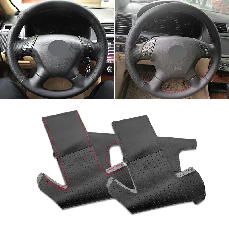 

Для Honda Accord 7th 2003 2004 2005 2006 2007 Odyssey 2005 - 2008 2009 2010 ручные косички на кожаной отделке