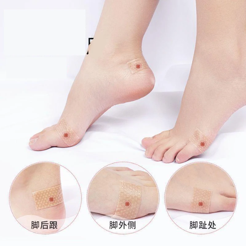 Silicone Gel Heel Protector Heel Stickers Biomimetic Anti Pain Relief Foot Care Multifunctional Invisible Inserts