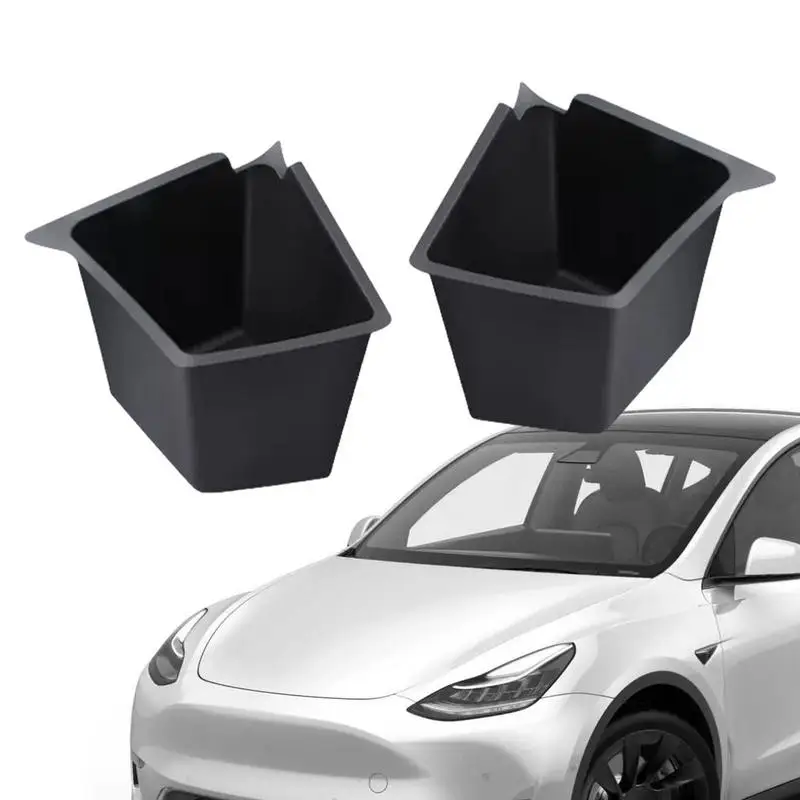 

Rear Trunk Organizer For Tesla Model Y Side Storage Box Waterproof Odorless Garbage Bins Trunk Side Storage Box Car Accessories