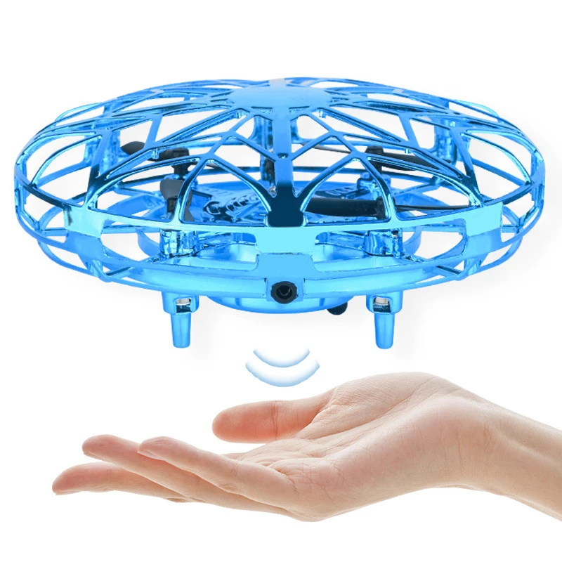 

Infrared Induction UFO Remote Control Helicopters Intelligent Anti-Collision Quadcopter Small Drone Portable Kids Electric Toys