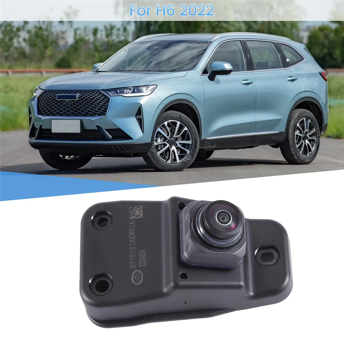 

3776101AKN01A Car Front Center Grid Camera Front Surround View Camera for Great Wall Haval H6 2022 Third Generation H6