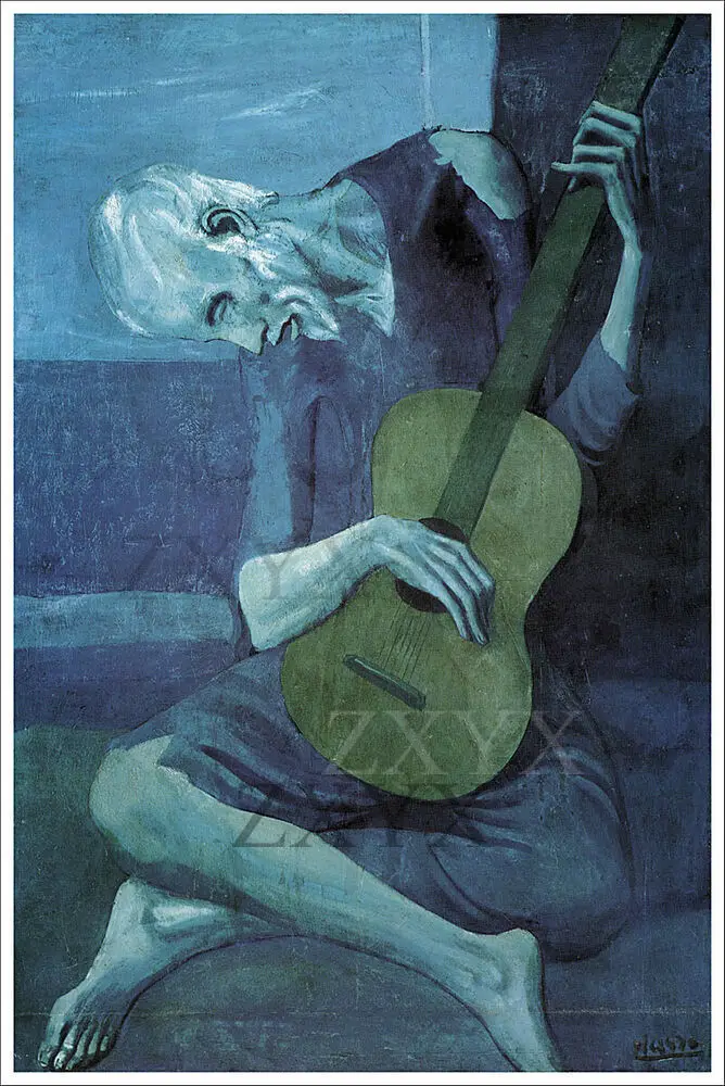 

Artist Pablo Picasso Poster Print of Painting The Old Guitarist