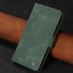Luxury Flip Wallet Leather Card Holder Phone Case Cover for OPPO A6 Pro 5G (J5 - Green)