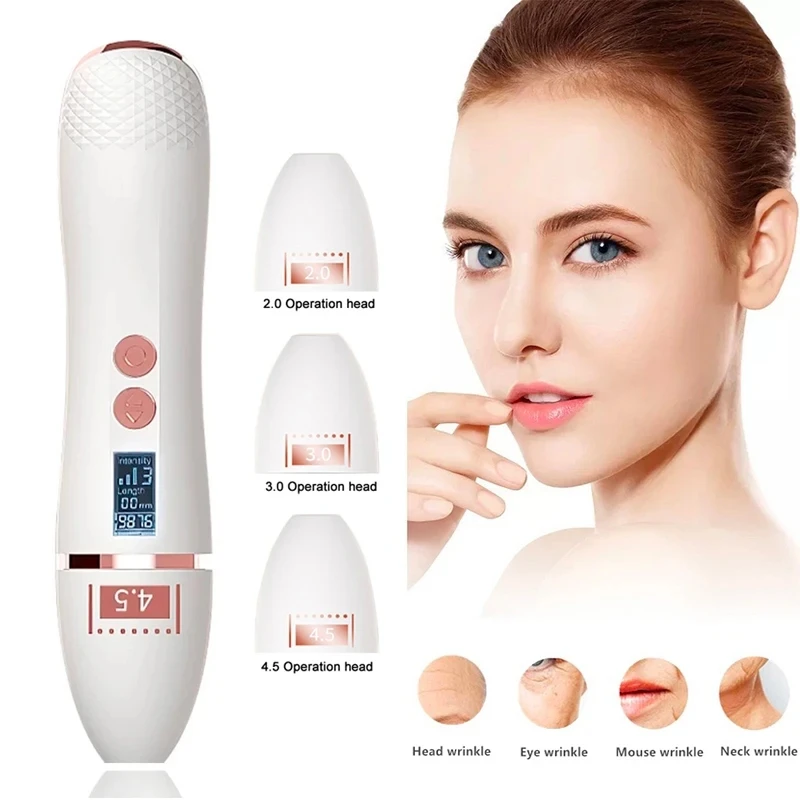 NEW Handheld 7D Beauty Ultrasonic Skin Tightening Wrinkle Removal Anti-Aging Eye Care SPA Beauty Machine 4