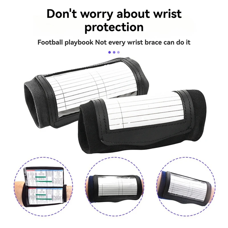 2 Pack Adult Sports Wristbands For Football, Baseball, And Coaching-Arm Bands