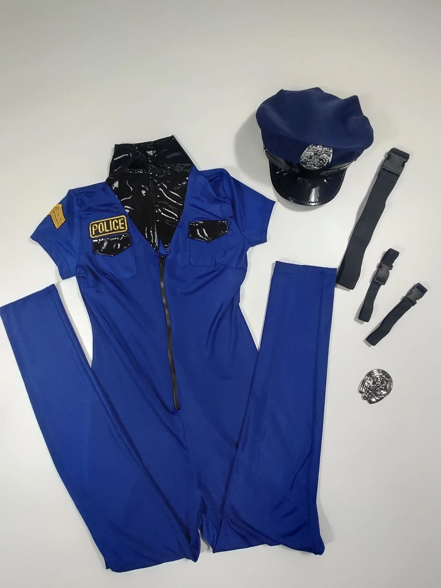 Sexy Female Cop Police Officer Costume Fancy Dress Policewoman Uniform Halloween Adult Women Police Cosplay Jumpsuit cosplay costume police costume