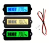 LY6W 12V 24V 36V 48V Lead Acid Battery Capacity Indicator LCD Digital Display Meter Lithium Battery Power Level Detector Tester 1