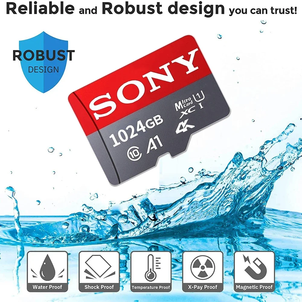 

SONY Ultra Micro SD 128GB 32GB 64GB 256GB 1TB 512GB Micro SD Card SD/TF Flash Card Memory Card 32 64 128 gb microSD for Phone