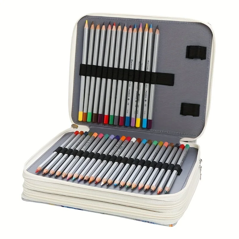 MLPKOI Astuccio Scuola Grande Capacità con 2 Scomparti, Portapenne Astuccio Ragazzo, Multifunzione Astucci Penne, Portapenne Organizer per forniture di cancelleria (Blu