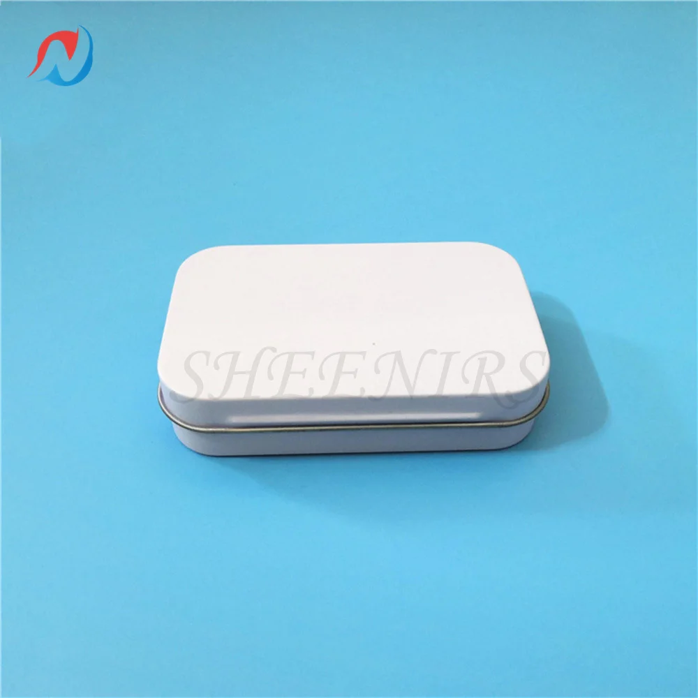 10/30/50pcs 3.74x2.36x0.87 Metal Rectangular Hinged Tins Box Containers  Small Empty Storage Tin Kit Drawing Pin Jewelry Craft - AliExpress