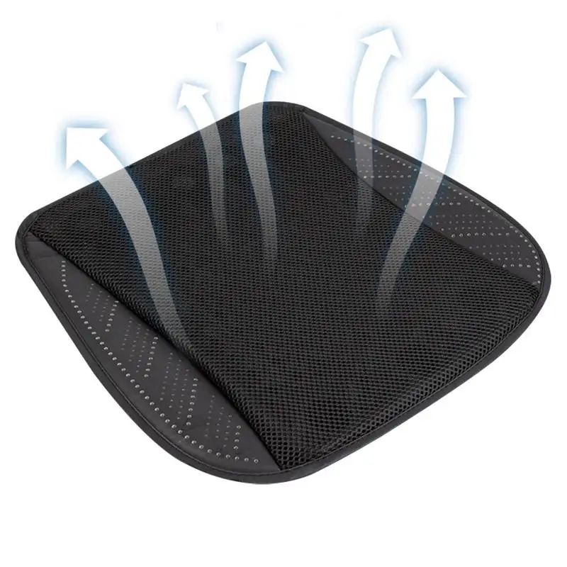 Car Seat Cooling Pad Breathable Airflow Car Seat Cushion Universal