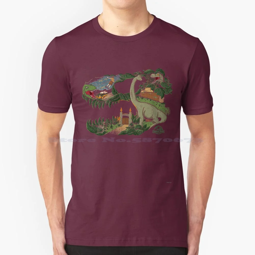 T-Rex Head Dinosaur Collage T Shirt 100% Cotone Tee Fifthsunmerch Fifthsuntshirt Trex 2020Fifthsun Collage Dinosauri