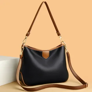 Women's PU Tote Package Single Shoulder Bag Hand-held Crossbody Commuter Large Tote Luxury Bags