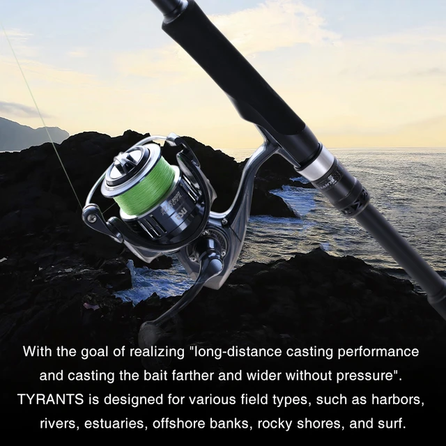 TSURINOYA S802M S902M Long Casting Inshore Beach Spinning Rod TYRANTS High  Strength Sea Fishing Rod For Harbors Rocky Shores - AliExpress