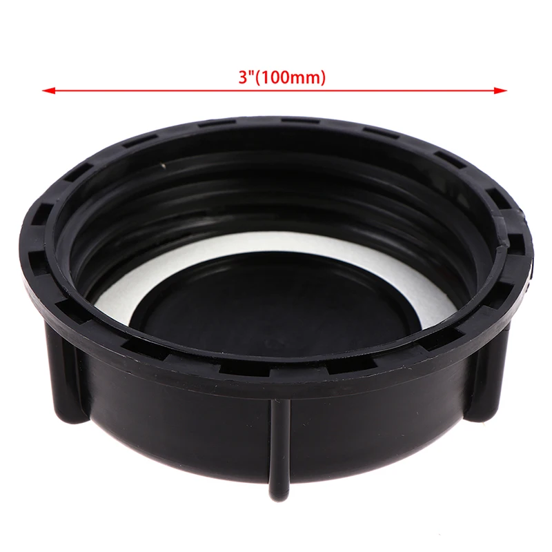 Wheel Valve Caps 1 PCS Black Plastic 3'' 100mm Cap For IBC Tank Valve Leakproof Cover Butterfly Universal