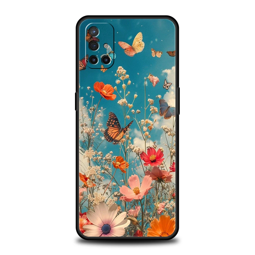 Floral and Butterfly Design Phone Case Cover