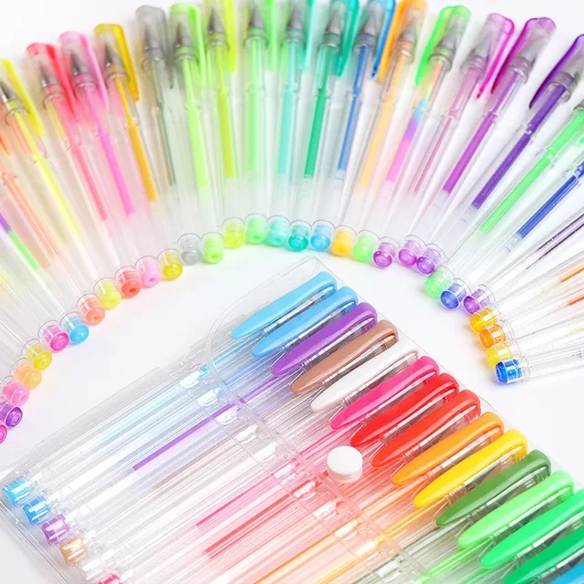 100/5 pièces ensemble de stylos Gel 100 stylos Gel colorés pour livres de coloriage dessin Doodle artisanat Scrapbooks journal planificateur fournitures scolaires 5 100/5 pièces ensemble de stylos Gel 100 stylos Gel colorés pour livres de coloriage dessin Doodle artisanat Scrapbooks journal planificateur fournitures scolaires 5