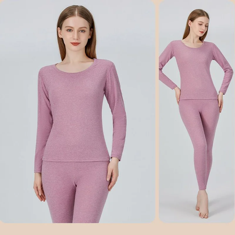 Men's Mink Velvet Silk Thermal Underwear Women's Cashmere Autumn Coat Trousers